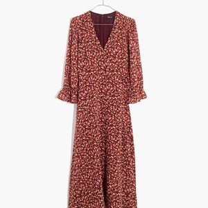 Midi Dress Clipdot Spring Prairie